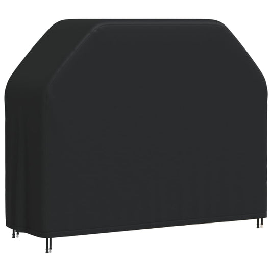 vidaXL Cubierta para barbacoa Oxford 420D negro 162x61x122 cm