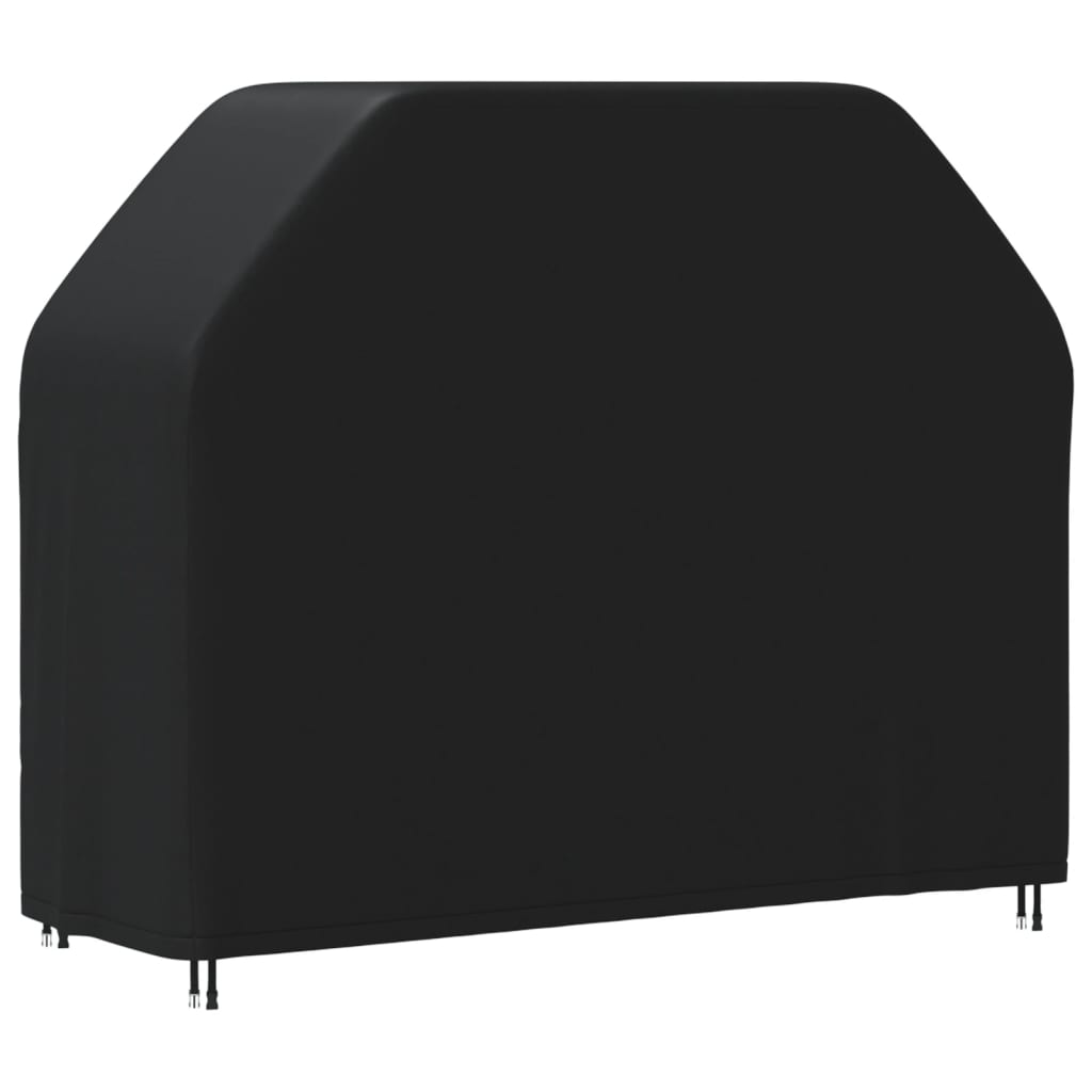 vidaXL Cubierta para barbacoa Oxford 420D negro 162x61x122 cm