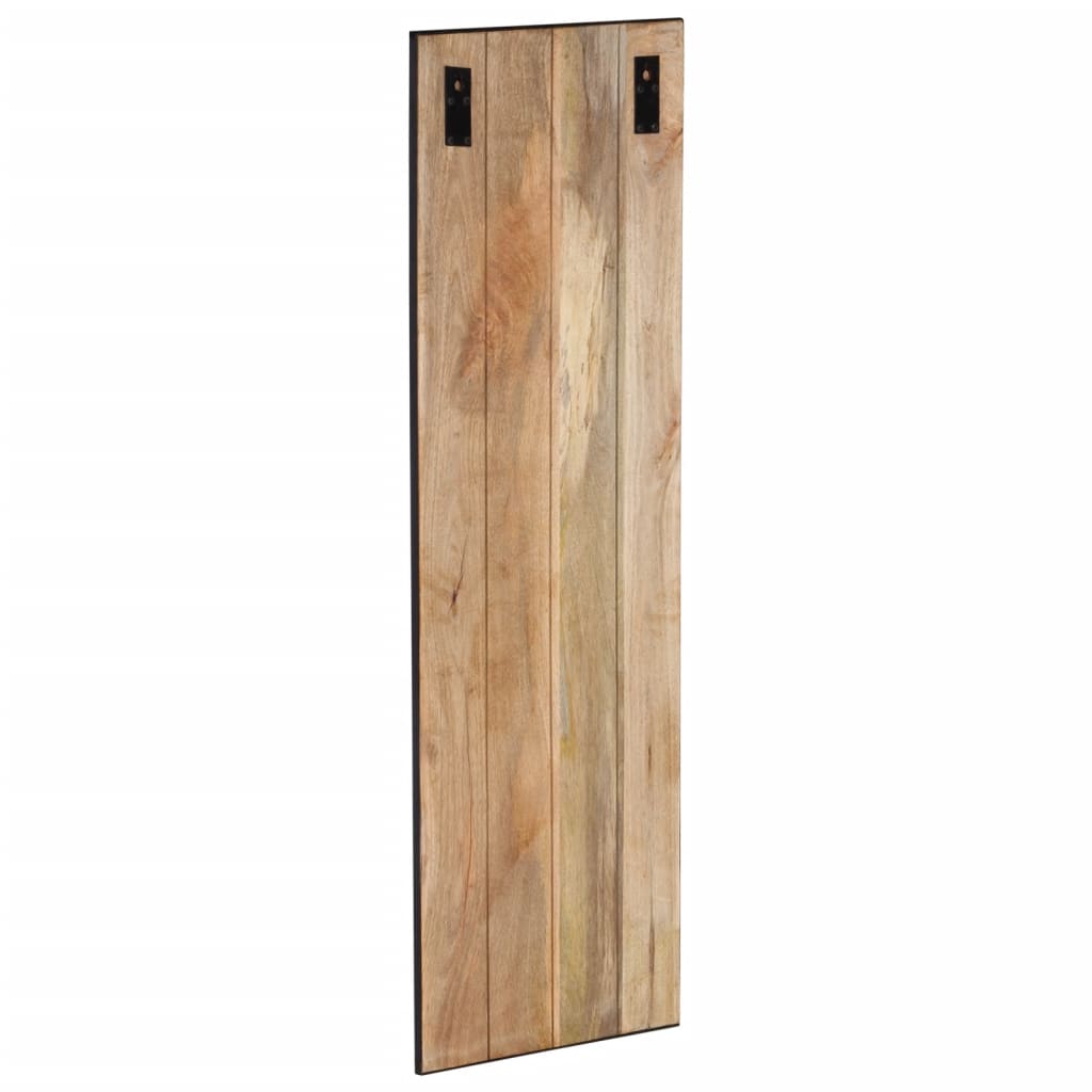 vidaXL Perchero madera maciza de mango rugosa 35x8x110 cm