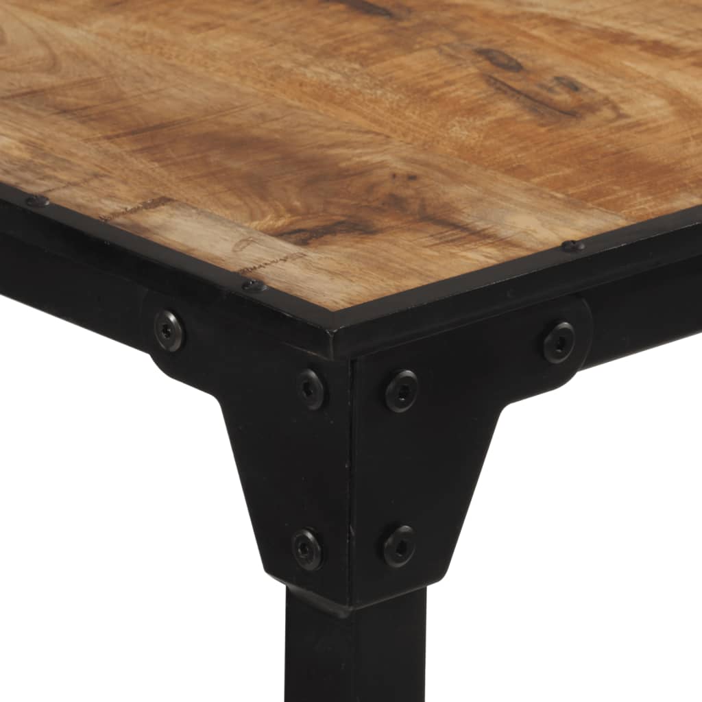 vidaXL Mesa de bar madera maciza de mango rugoso 60x55x107 cm