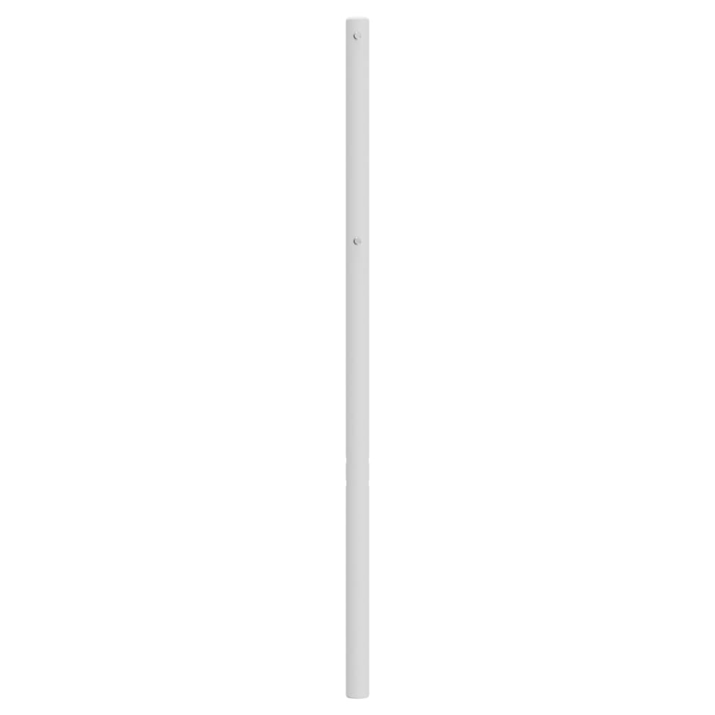 vidaXL Cabecero de metal blanco 135 cm