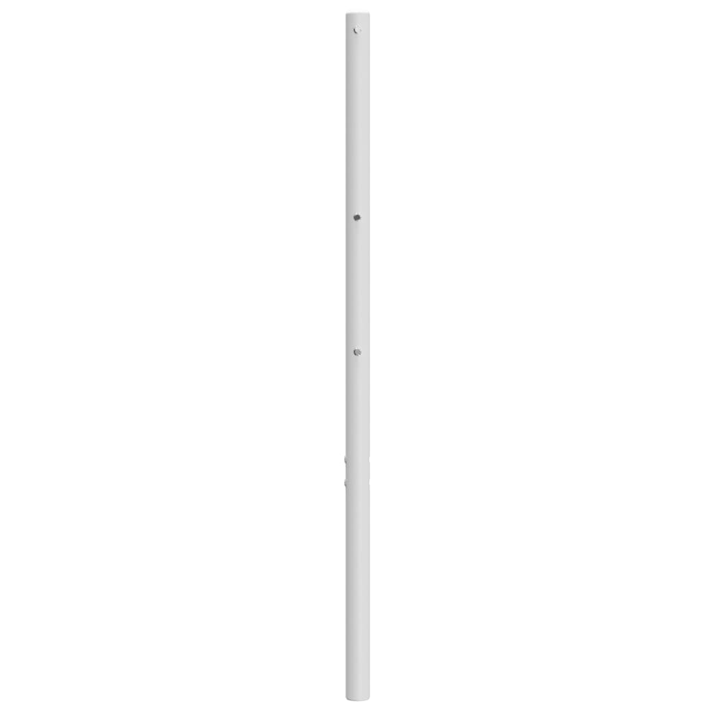 vidaXL Cabecero de metal blanco 150 cm