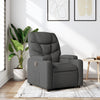 vidaXL Sillón reclinable de tela gris oscuro