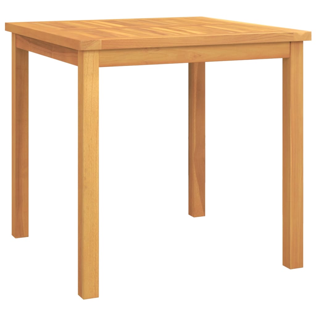 vidaXL Juego de comedor para jardín 3 pzas madera maciza de teca