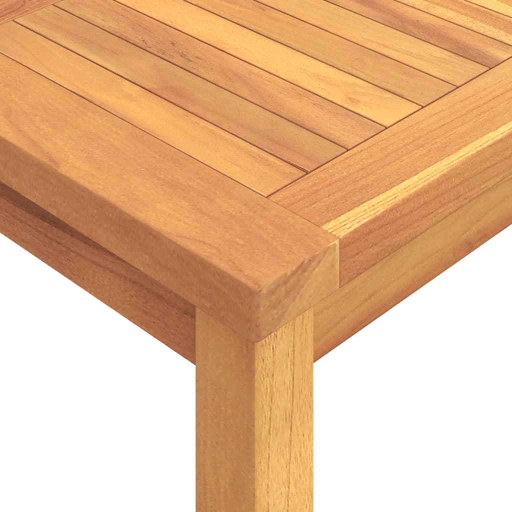 vidaXL Juego de comedor para jardín 3 pzas madera maciza de teca