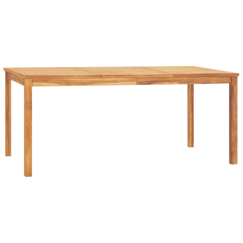 vidaXL Juego de comedor para jardín 3 pzas madera maciza de teca