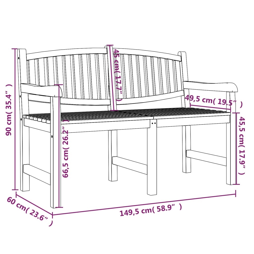 vidaXL Juego de comedor para jardín 3 pzas madera maciza de teca