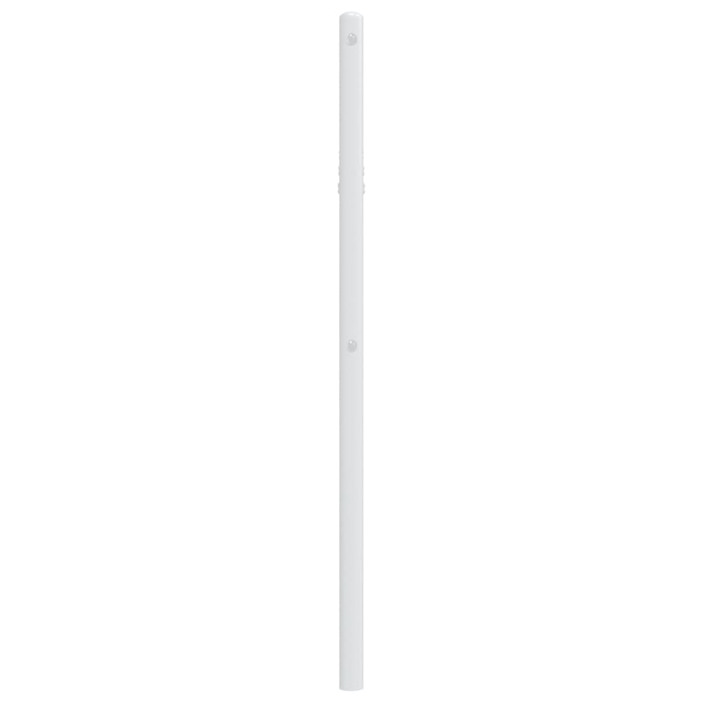 vidaXL Cabecero de metal blanco 90 cm