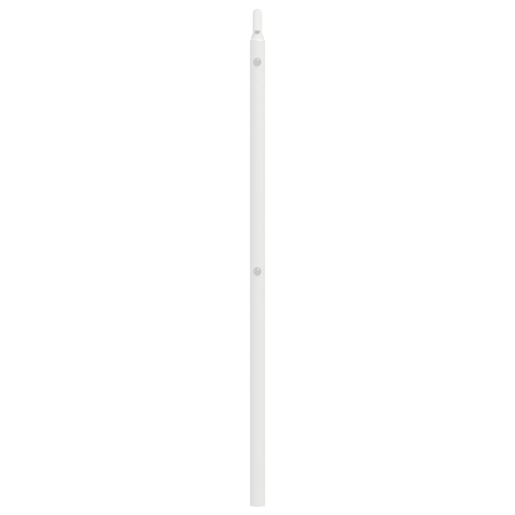 vidaXL Cabecero de metal blanco 135 cm