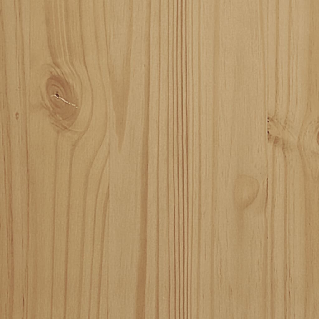 vidaXL Mesa consola FLORO madera maciza de pino marrón 89,5x36,5x73 cm