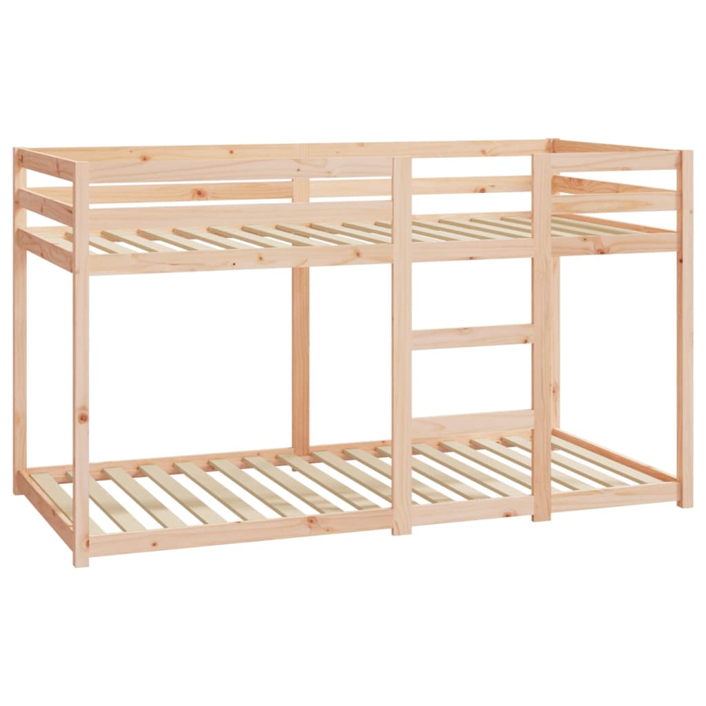 vidaXL Cama litera sin colchón madera maciza de pino 90x190 cm