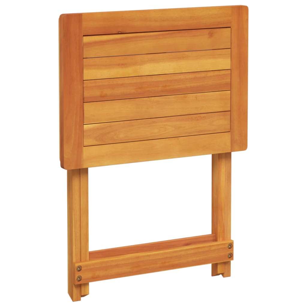 vidaXL Mesa de jardín plegable madera maciza de acacia 50x36x60 cm