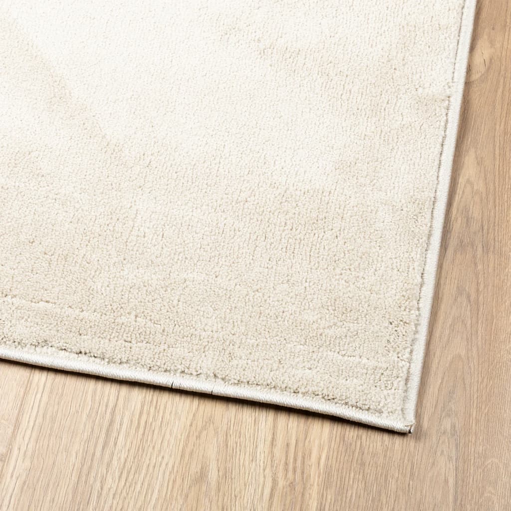 vidaXL Alfombra de pelo corto OVIEDO beige 60x110 cm