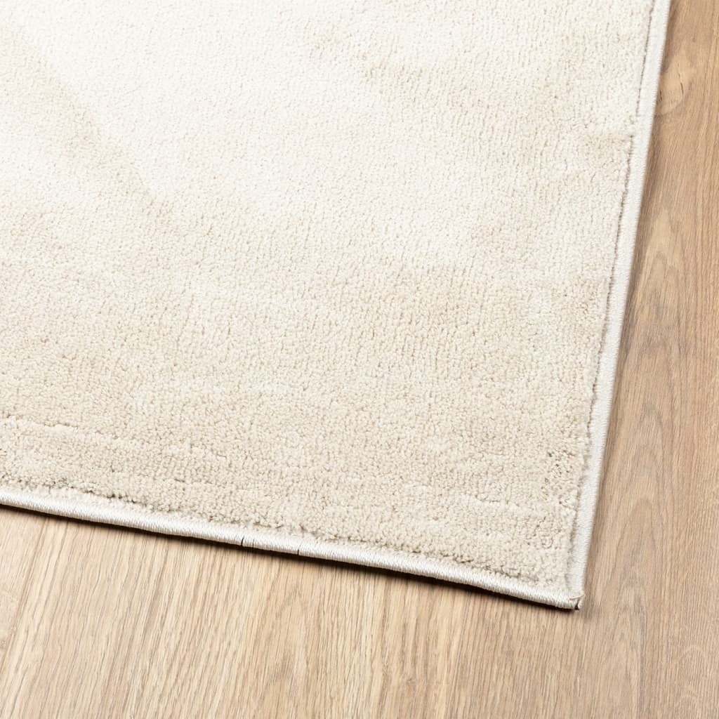 vidaXL Alfombra de pelo corto OVIEDO beige 80x150 cm