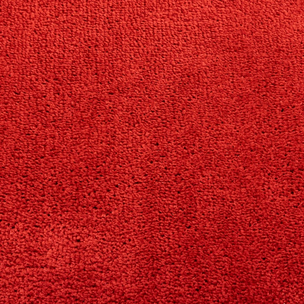 vidaXL Alfombra de pelo corto OVIEDO rojo 60x110 cm