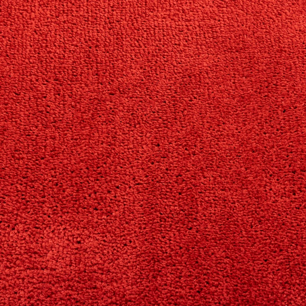 vidaXL Alfombra de pelo corto OVIEDO rojo 80x150 cm