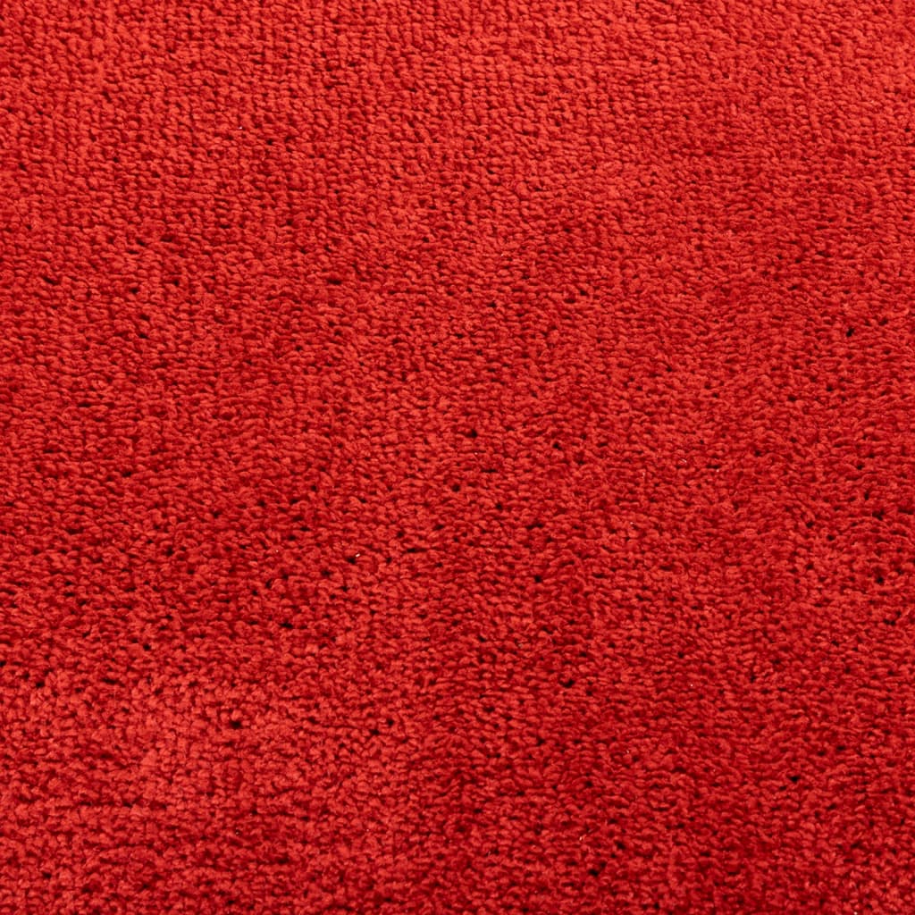 vidaXL Alfombra de pelo corto OVIEDO rojo 140x200 cm