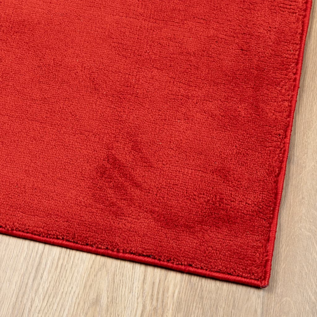 vidaXL Alfombra de pelo corto OVIEDO rojo 240x340 cm