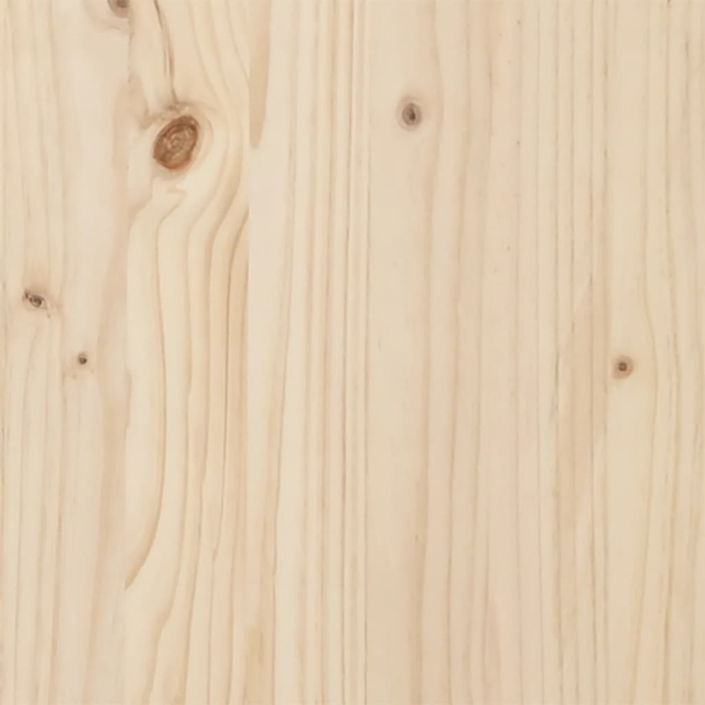 vidaXL Litera de madera maciza de pino 90x200/120x200 cm