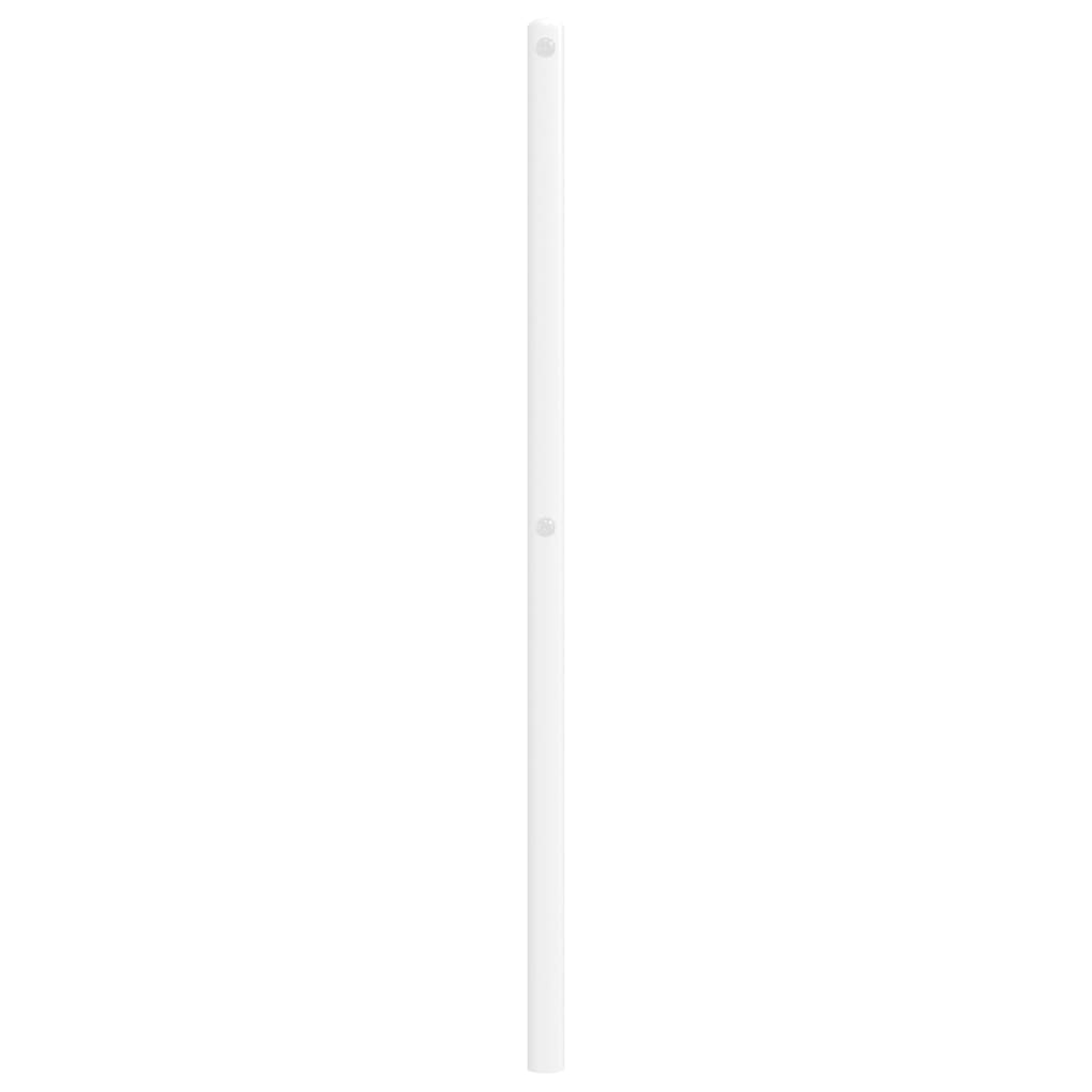 vidaXL Cabecero de metal blanco 90 cm