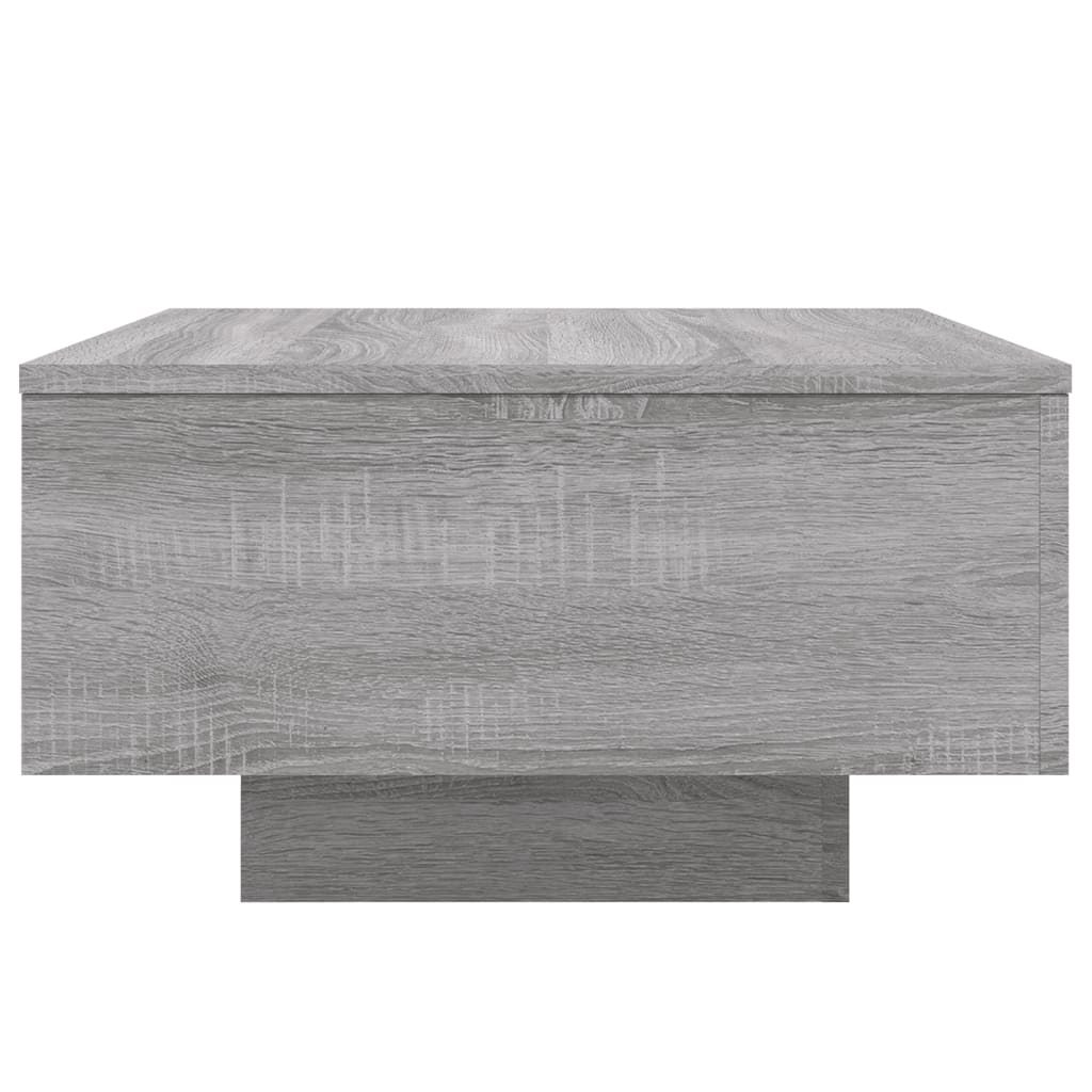 vidaXL Mesa de centro madera de ingeniería gris Sonoma 55x55x31 cm