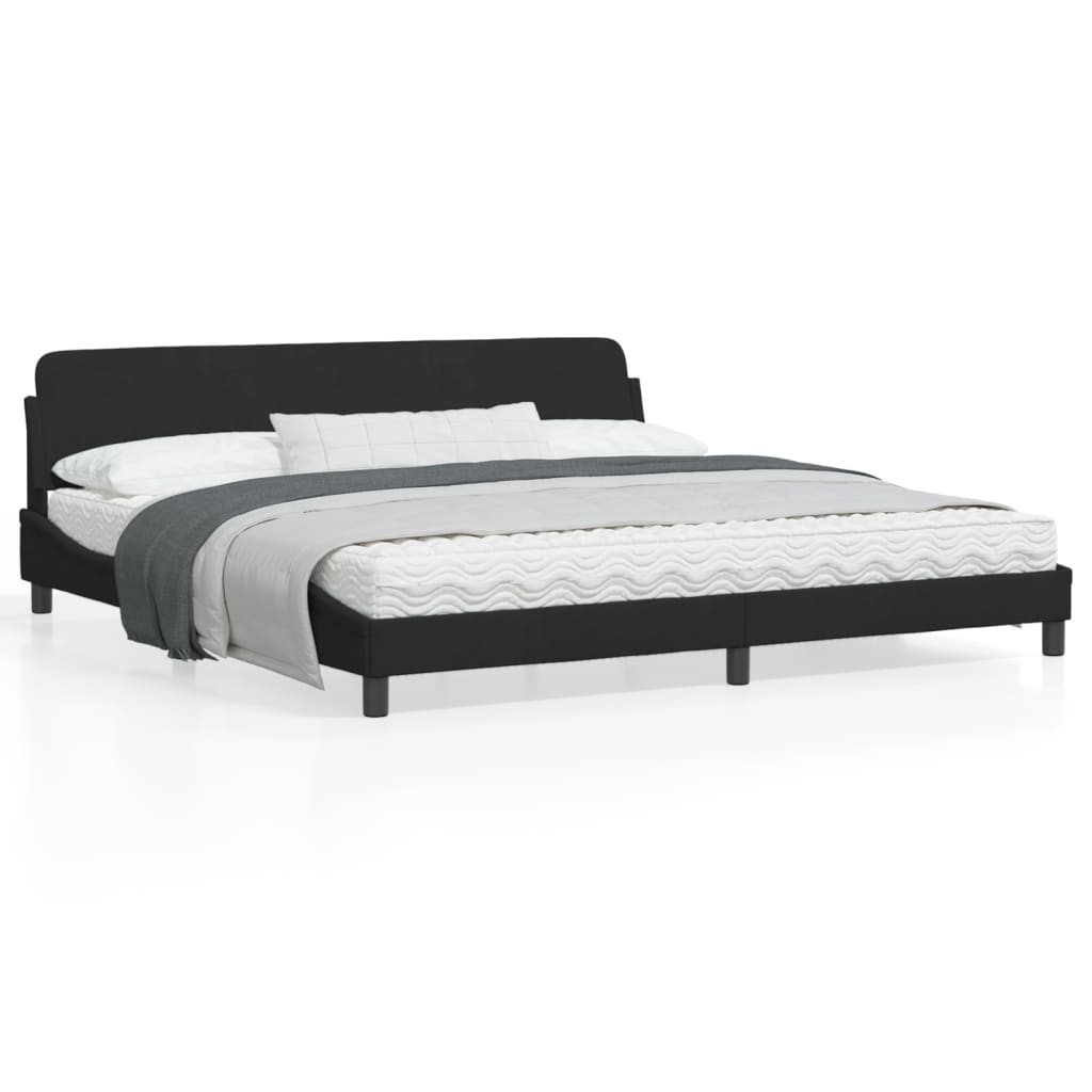 vidaXL Estructura cama sin colchón terciopelo negro 200x200 cm