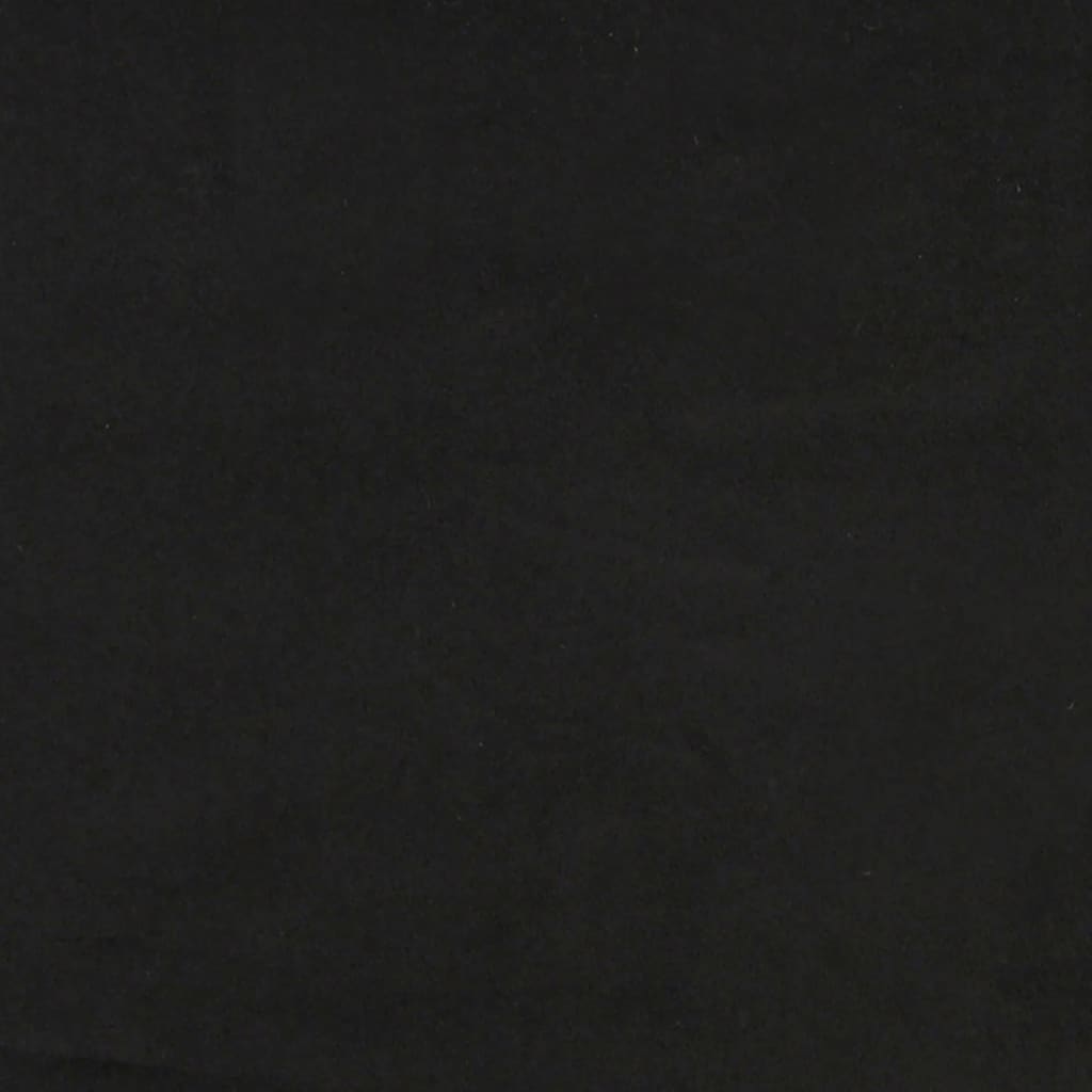 vidaXL Cabecero de cama acolchado terciopelo negro 140 cm