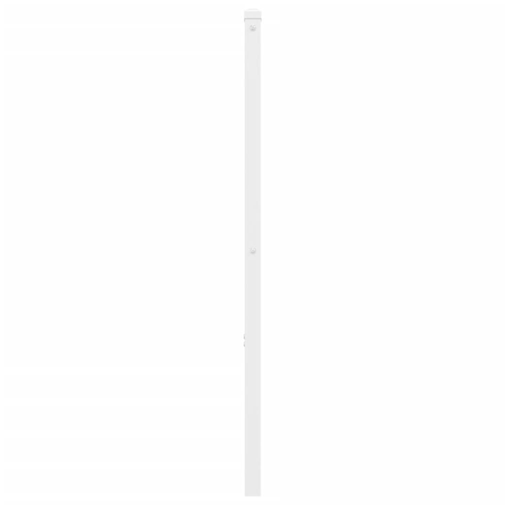 vidaXL Cabecero de metal blanco 140 cm