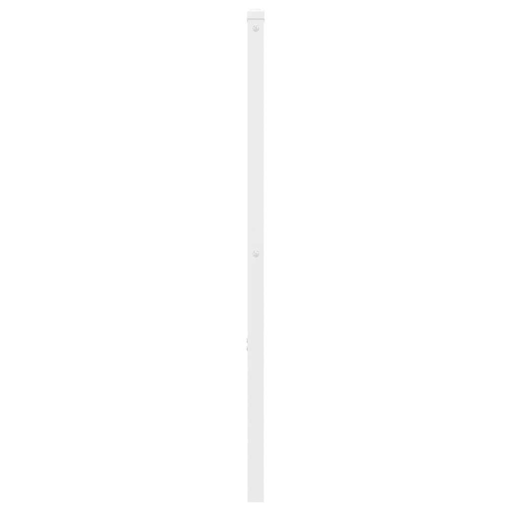 vidaXL Cabecero de metal blanco 180 cm