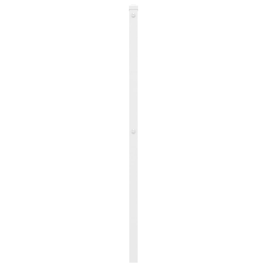 vidaXL Cabecero de metal blanco 80 cm