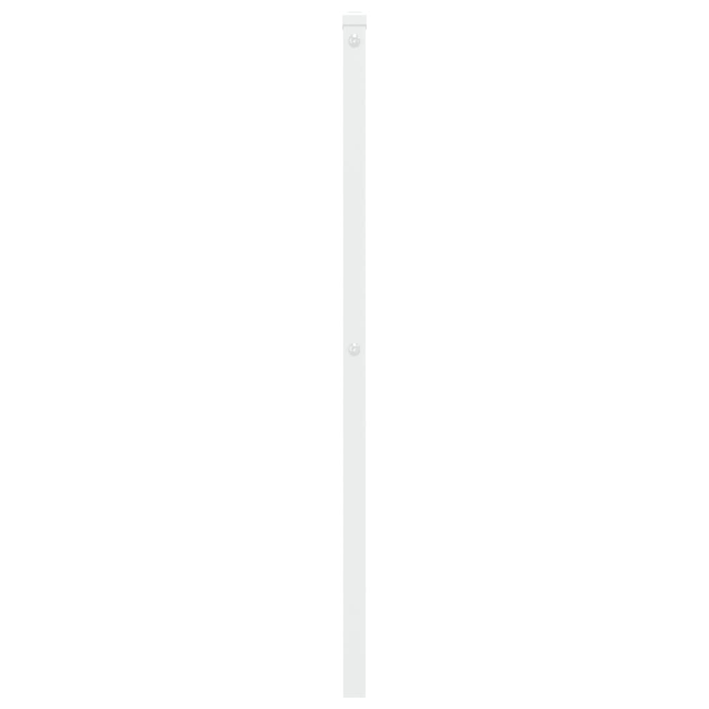 vidaXL Cabecero de metal blanco 107 cm