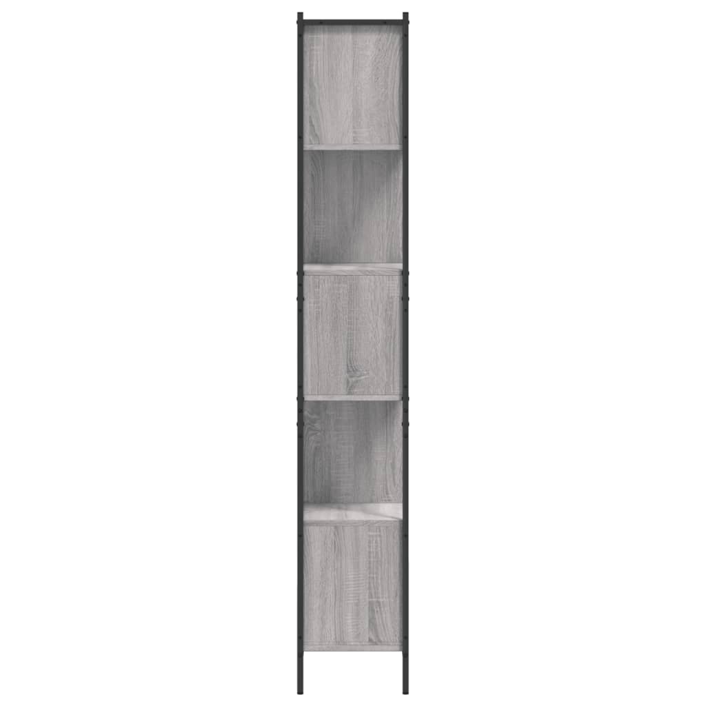 vidaXL Estantería madera de ingeniería gris Sonoma 72x28x172 cm