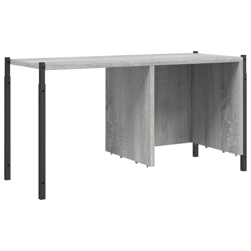 vidaXL Estantería madera de ingeniería gris Sonoma 72x28x172 cm