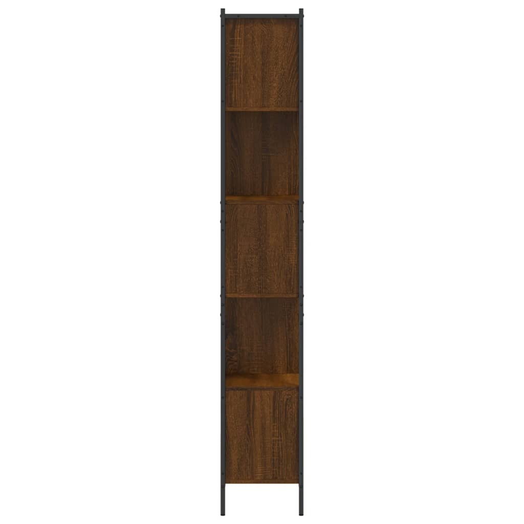 vidaXL Estantería madera de ingeniería marrón roble 72x28x172 cm