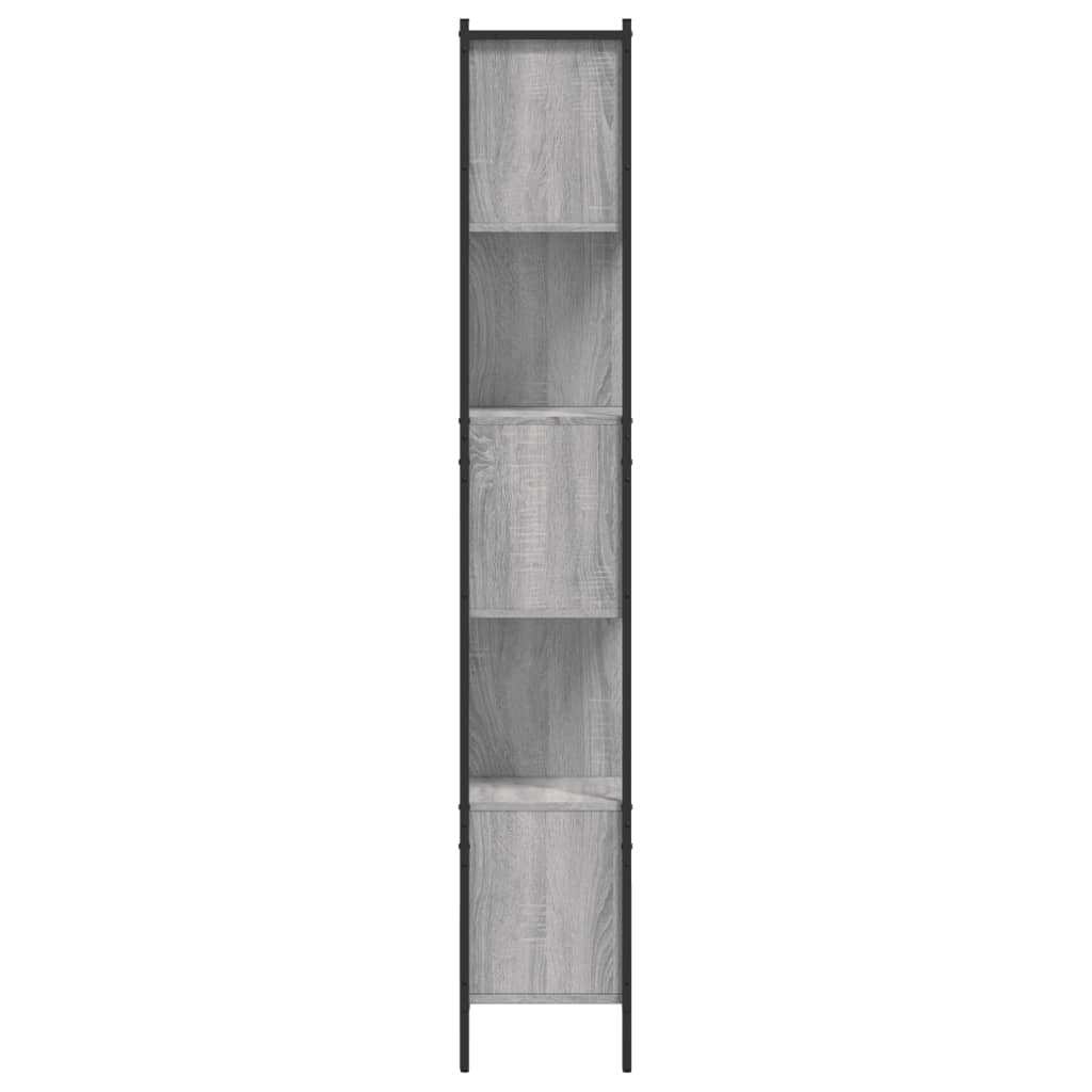 vidaXL Estantería madera de ingeniería gris Sonoma 102x28x172 cm