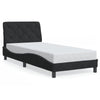 vidaXL Estructura de cama sin colchón terciopelo negro 80x200 cm