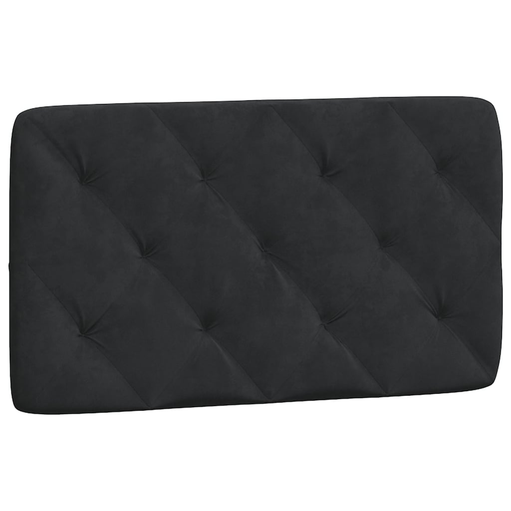 vidaXL Estructura de cama sin colchón terciopelo negro 90x200 cm