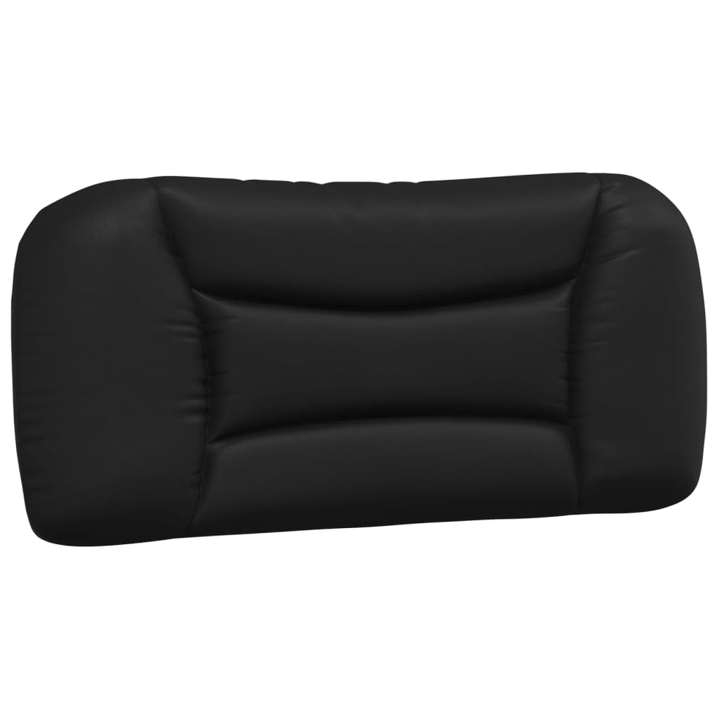 vidaXL Cama con cabecero cuero sintético negro y blanco 80x200 cm