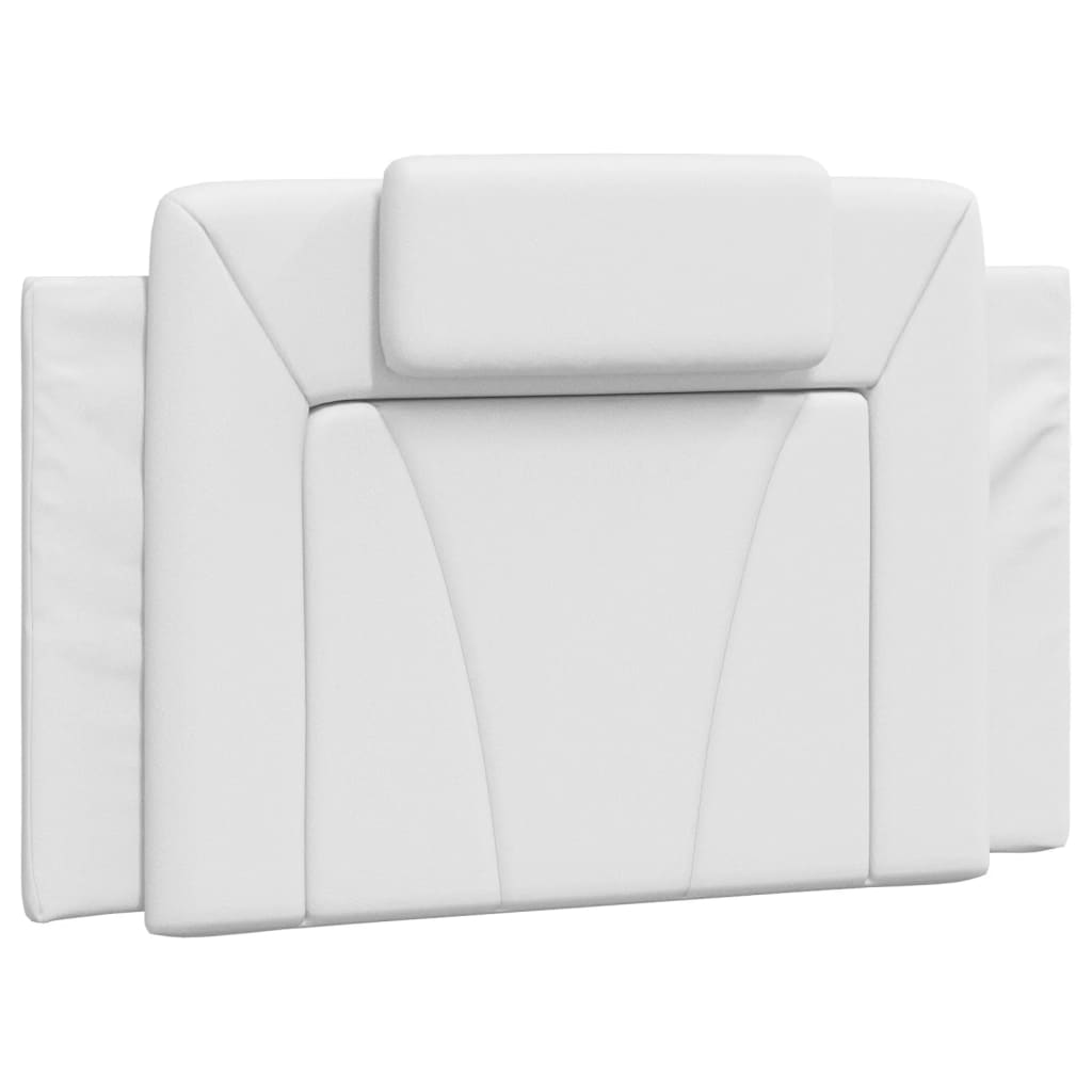 vidaXL Estructura de cama sin colchón cuero sintético blanco 90x190 cm