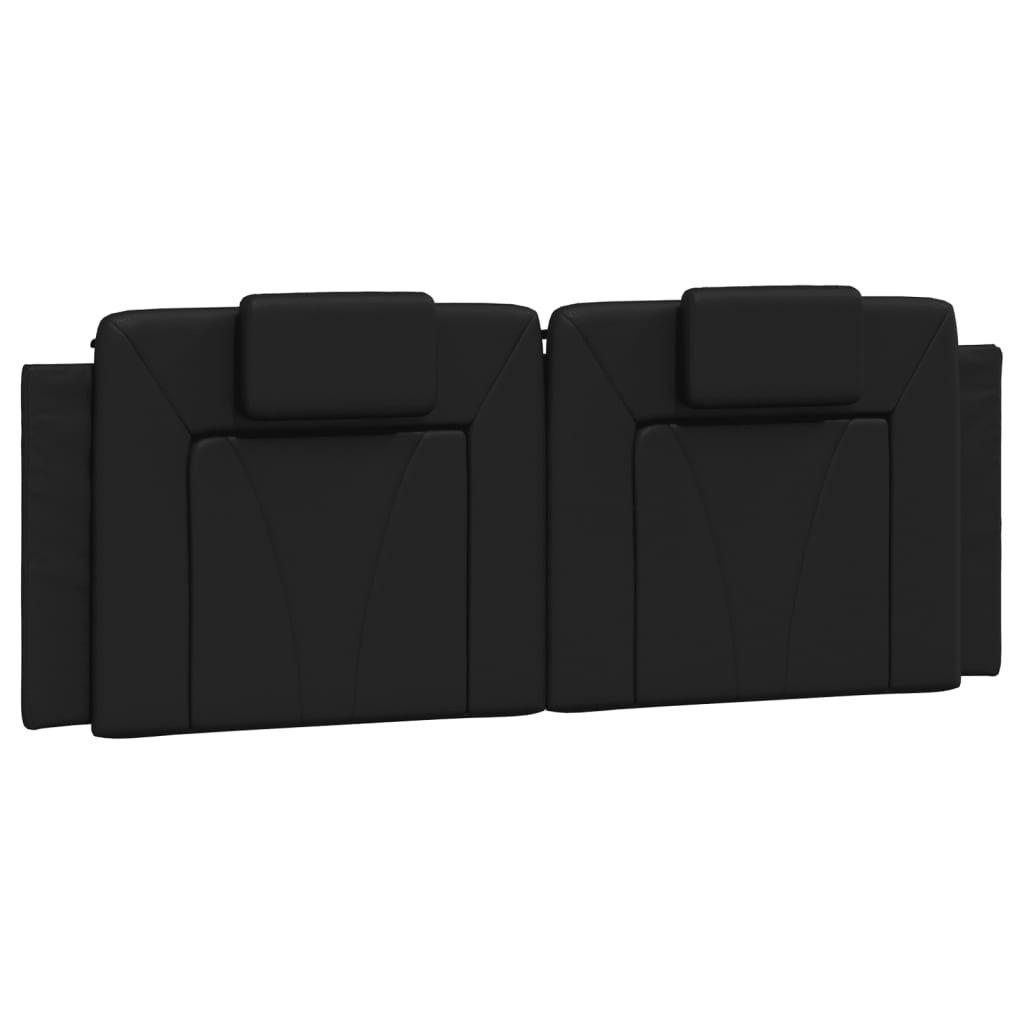 vidaXL Estructura de cama sin colchón cuero sintético negro 140x190 cm