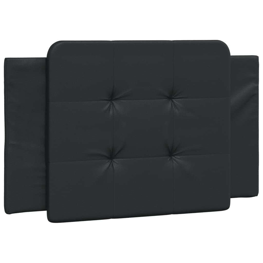 vidaXL Estructura de cama sin colchón cuero sintético negro 90x190 cm