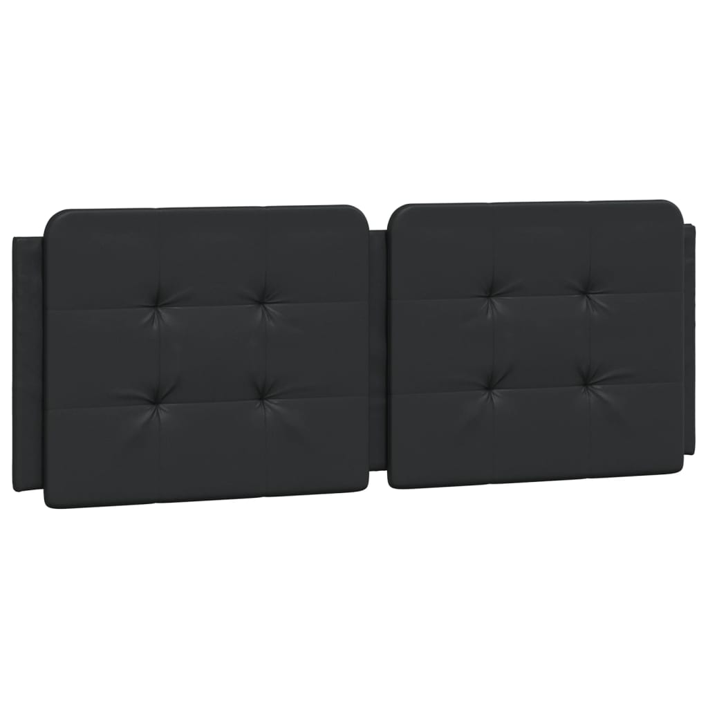 vidaXL Estructura de cama sin colchón cuero sintético negro 140x190 cm