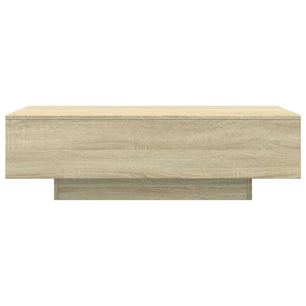 vidaXL Mesa de centro madera de ingeniería roble Sonoma 100x49,5x31 cm