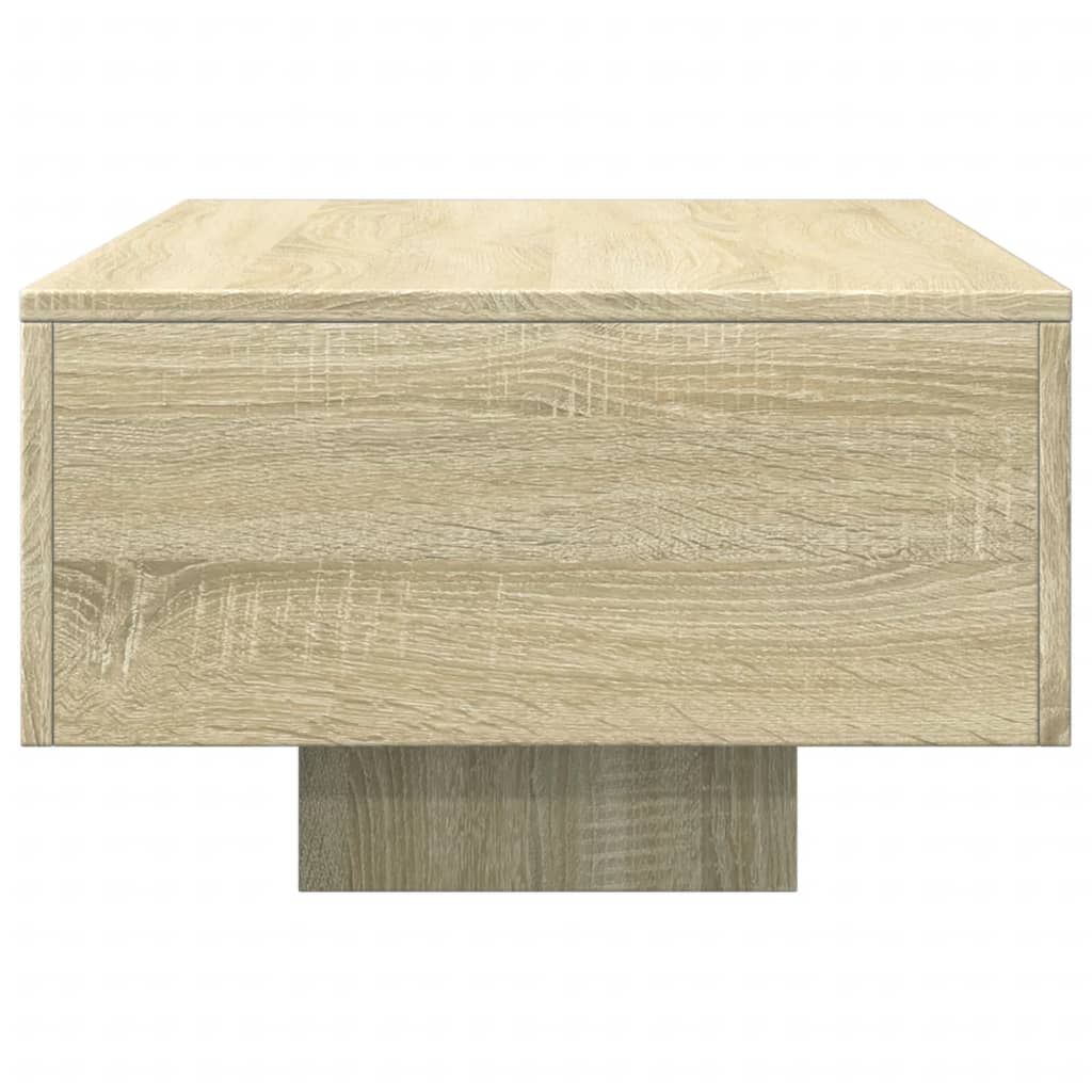 vidaXL Mesa de centro madera de ingeniería roble Sonoma 100x49,5x31 cm