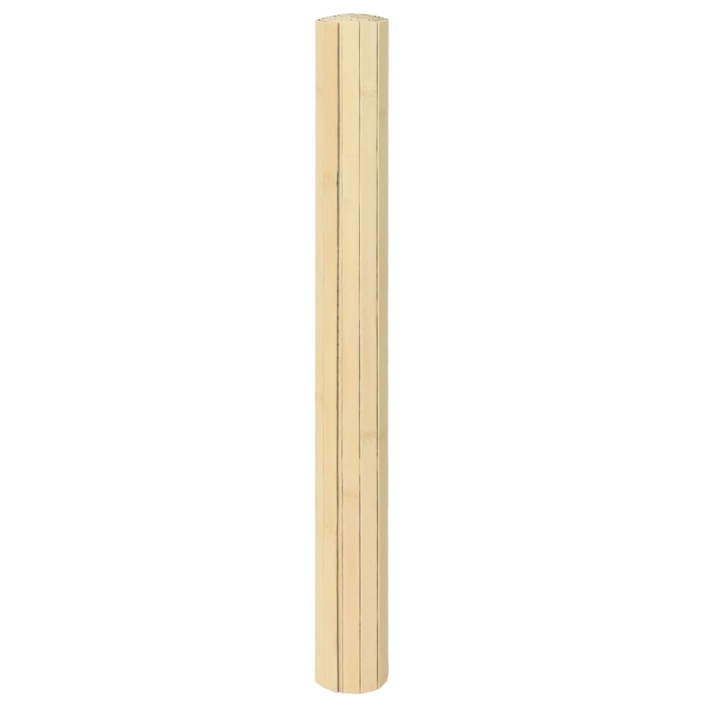 vidaXL Alfombra rectangular bambú color natural claro 60x300 cm