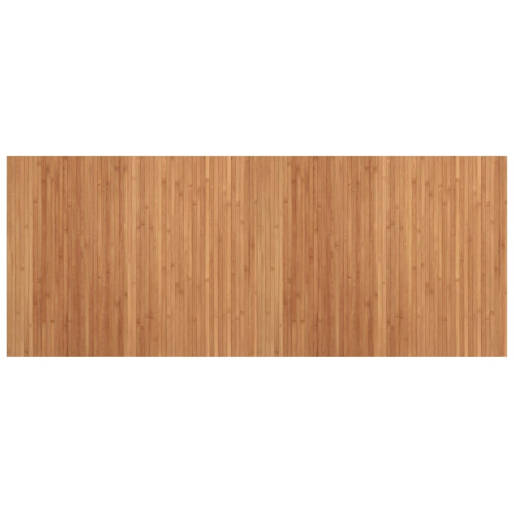 vidaXL Alfombra rectangular bambú color natural 80x200 cm