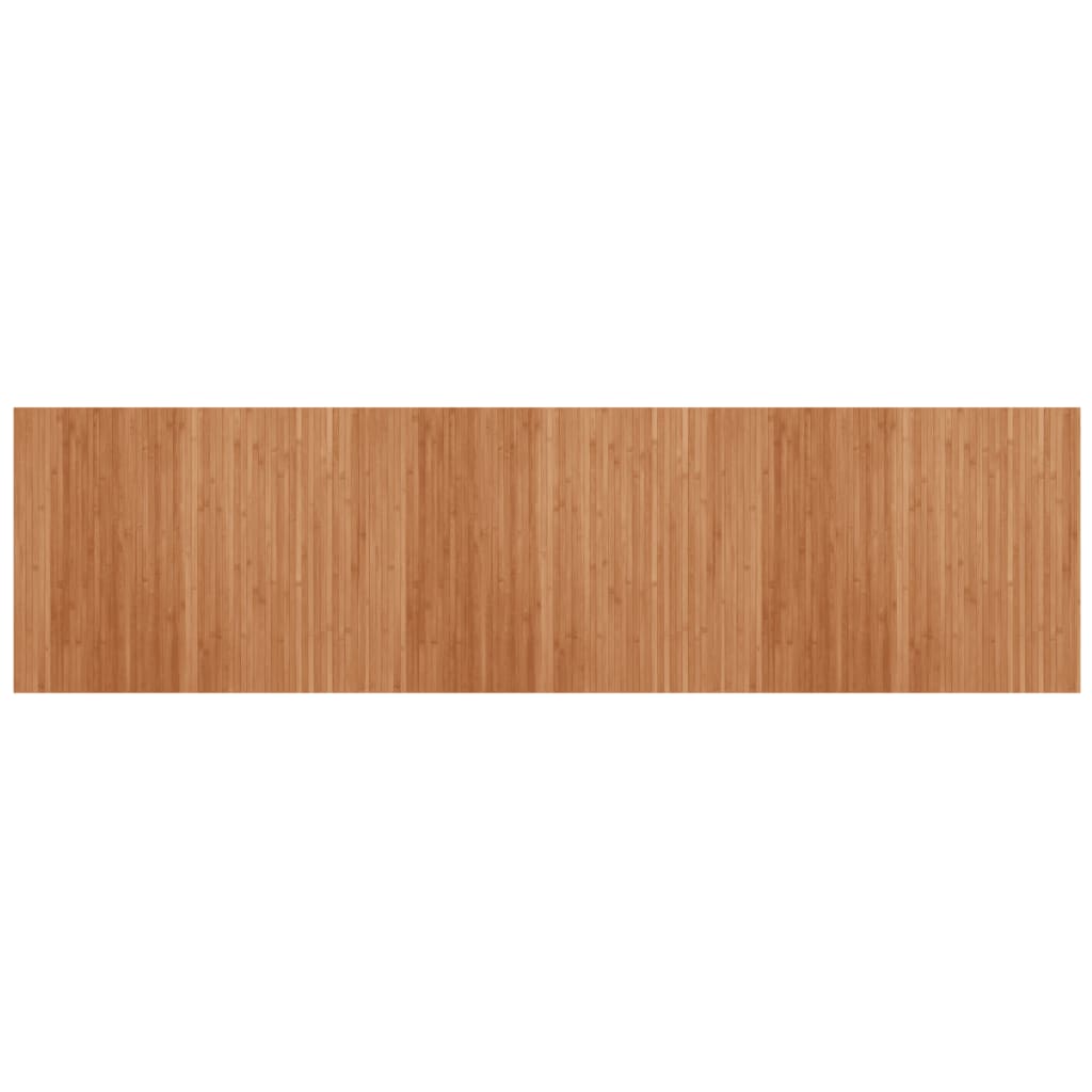 vidaXL Alfombra rectangular bambú color natural 80x300 cm