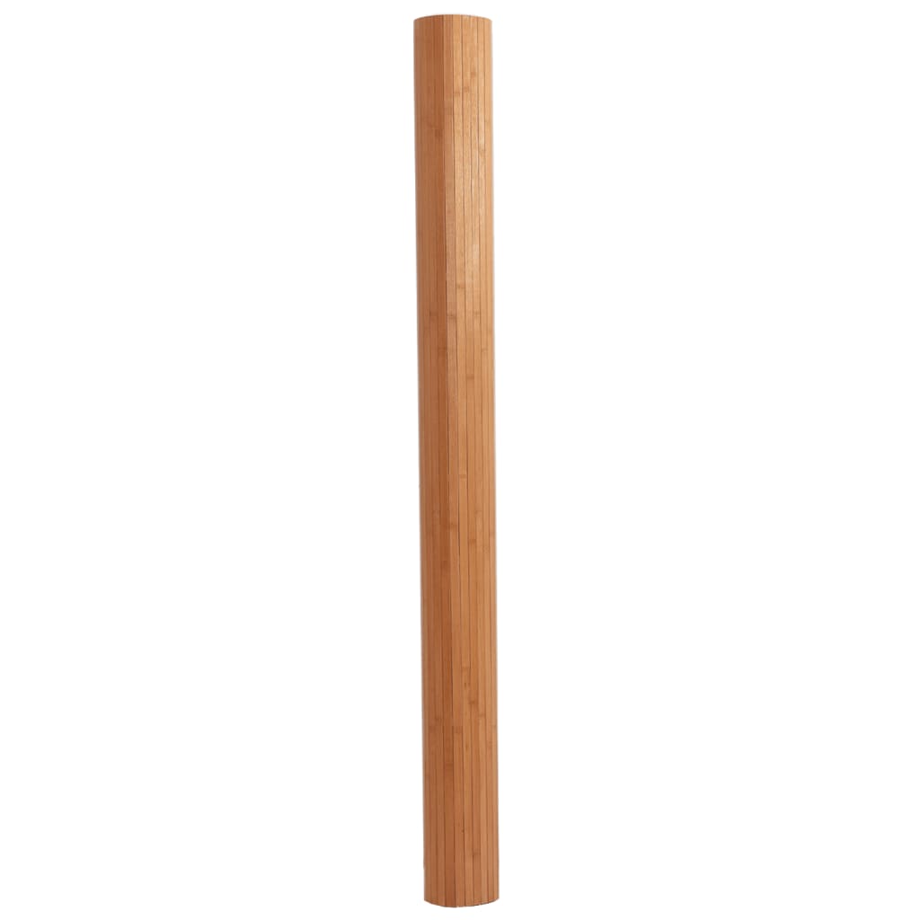 vidaXL Alfombra rectangular bambú color natural 80x300 cm