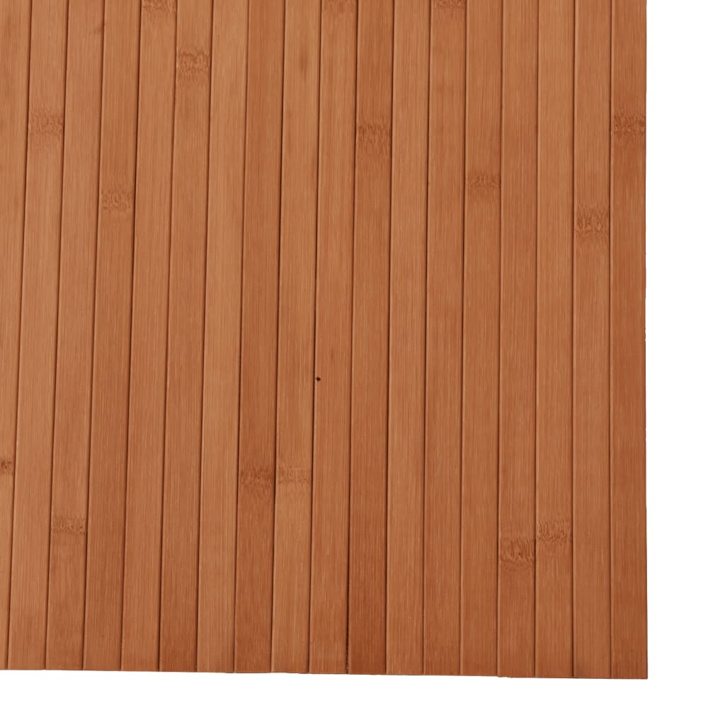 vidaXL Alfombra rectangular bambú color natural 80x400 cm