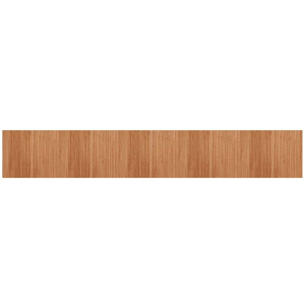 vidaXL Alfombra rectangular bambú color natural 80x500 cm